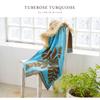 Cathy Mum Island Style Bath Hawaiian Quilt Meleohana Tuberose 60cm x 120cm Towel, Pattern, Series, 86103587, Women's, Turquoise, 86103587C, Approx.