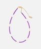 Sundaydiscoclub Alice Beaded Necklace Purple