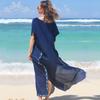 Cover-ups Suvised naiste rannariided Kaftan rannakleit Must puuvillane tuunika supelkostüüm Cover Up