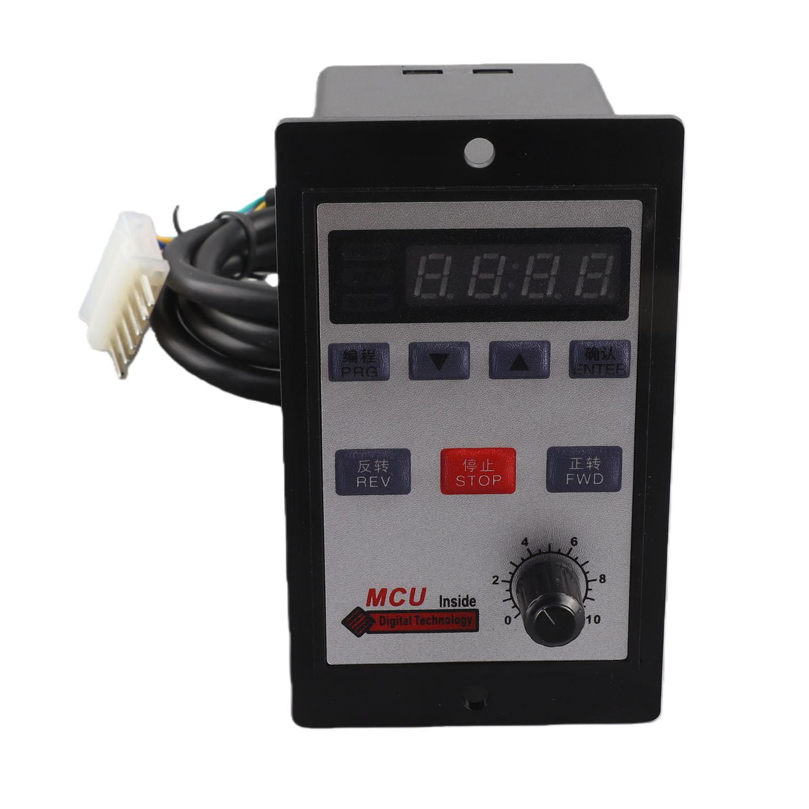 AC 220V 6 200W Digitale Snelheidsregelaar Motor Snelheidsregelingseenheid 0 100procent  (15W Enkele Rij 6 Pin)