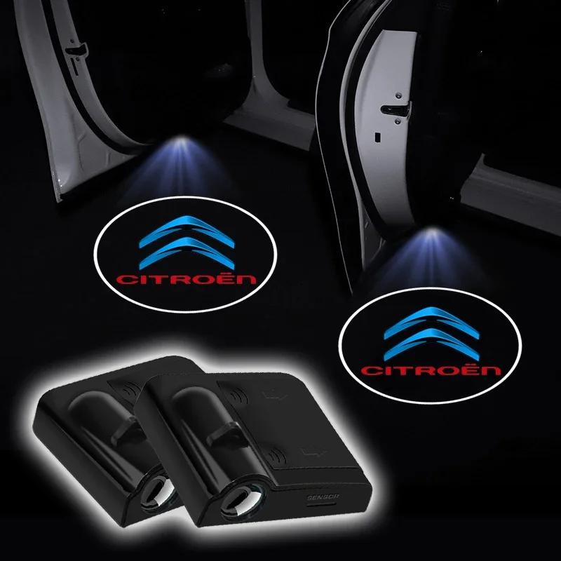 LED Auto Tür Willkommenslicht Dekolicht Auto Logo Für Citroen C2 C3 C4 C5 C6 C1 DS3 DS4 DS5 DS7 Xsara Berlingo Picasso