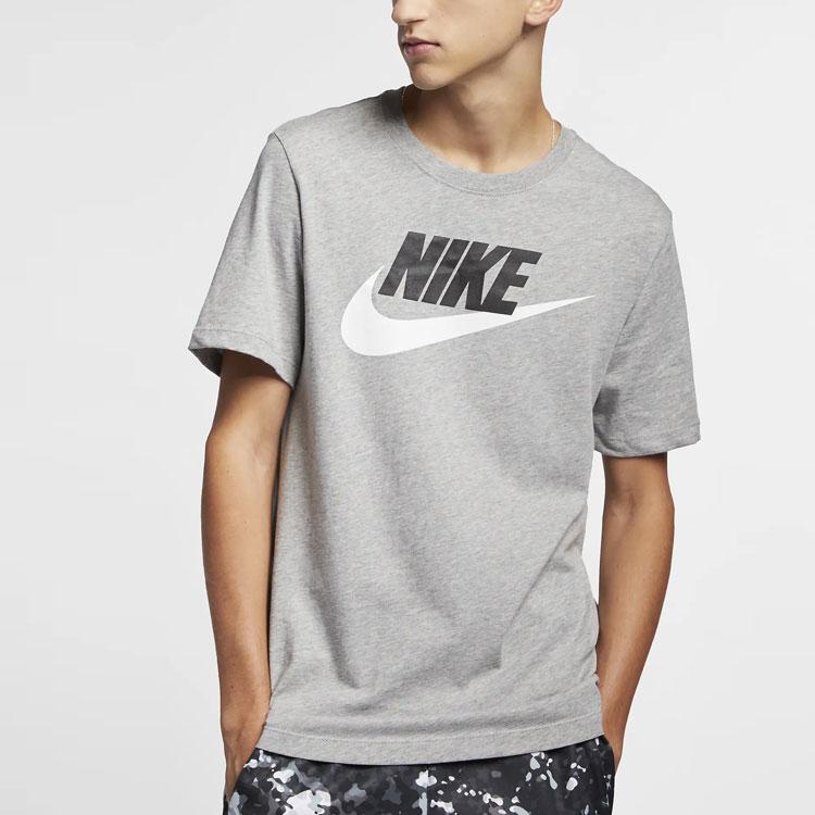 Nike Sportswear Men's Futura Logo T-Shirt Dark Grey AR5005-063