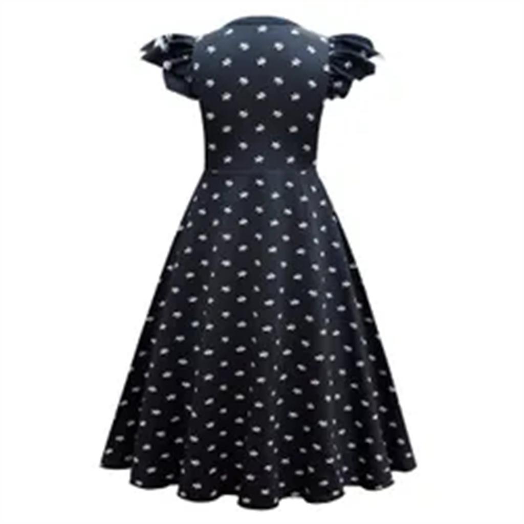  Kids Print Long Sleeve Showcase Everyday Fashion Dress