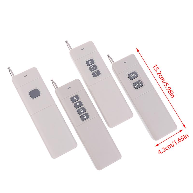 433Mhz 3000 Meters Long Distance Receiver Transmitter High Power 1/2/4 Ch Rf Remote Control 1527 Learning Code Remote Control