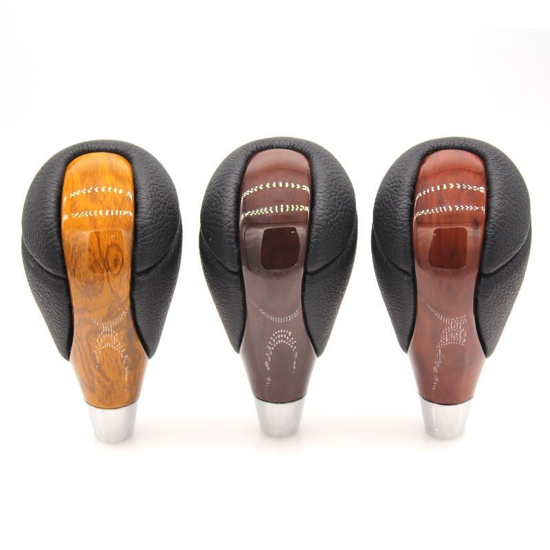 For Toyota/Lexus Automatic Gear Lever Knob - 8mm Threaded Leather Shifter (Hole-Free), Long-Lasting Car Interior Accessories