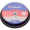 BD-RE - VERBATIM - Pack De 10 X 25Go - Vitesse D'écriture 2x - Simple Couche - ScratchGuard