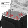 Oxford Fabric Insulated Lunch Bag Large Capacity Cooler Lunch Bag Lunch Container  Outdoor Use