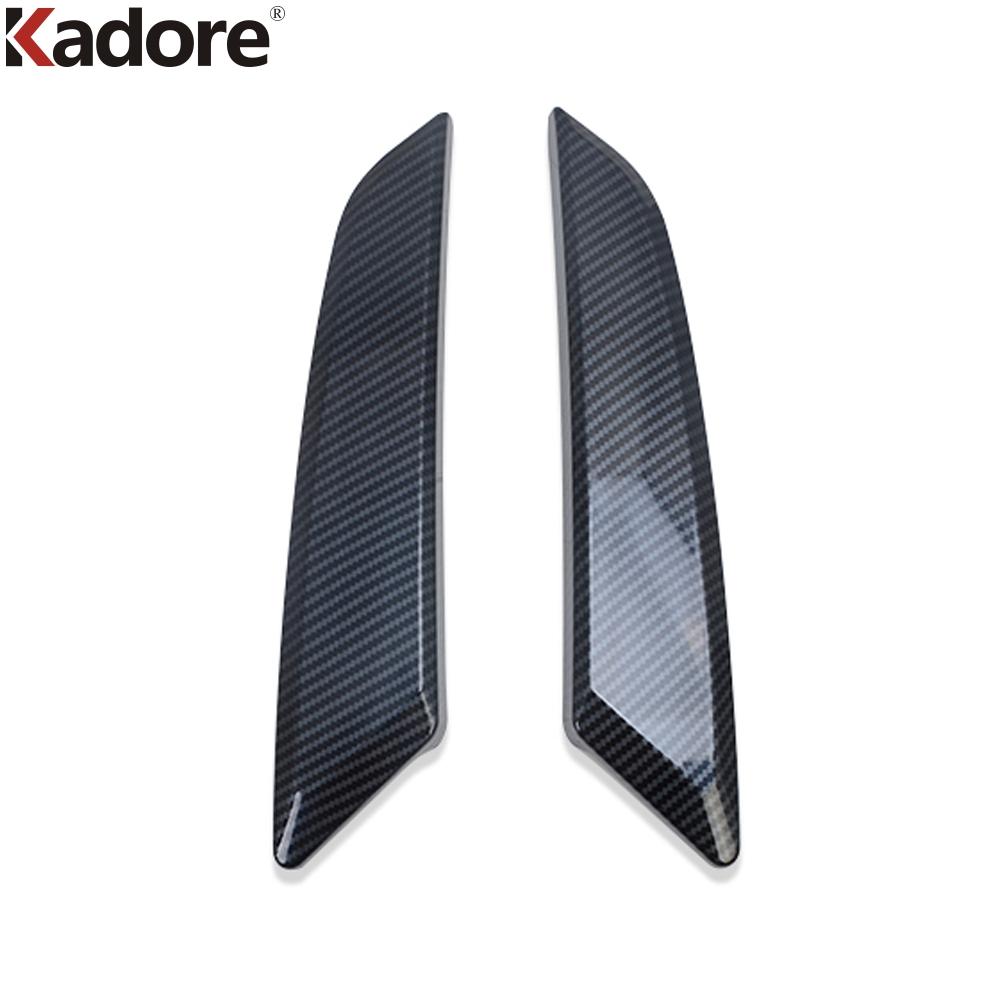 Car Inner Door Handle Bowl Cover Trim For Toyota Corolla Cross -2024 2025 Carbon Fiber Interior Door Panel Trims Accessories