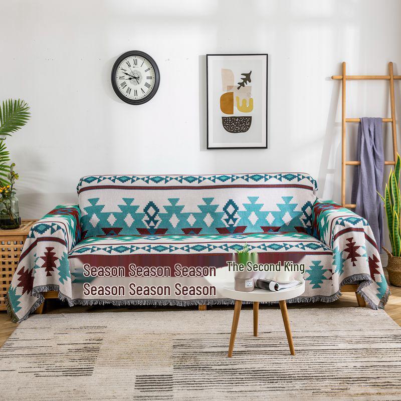 

Скандинавский двусторонний комплект чехлов на диван и подушки с полной защитой 90x180