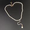 2019 Versatile Pearl & Rhinestone Pendant Clavicle Necklace for Women
