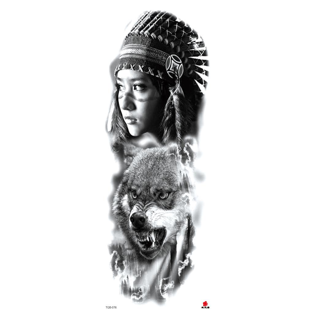 High Quality Temporary Body Arm Sticker Fake Temporary Tattoo Arm