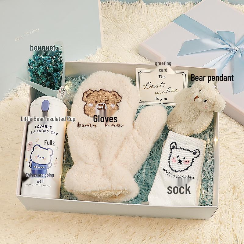 Winter Scarf Gift Box for Girls & Best Friends - Christmas & Birthday Souvenir