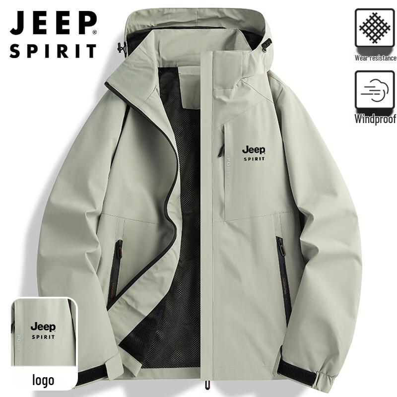 

JEEP SPIRIT Men s Hooded Outdoor Jacket XL