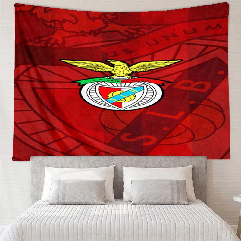 1PC Ben-fica Football Club Printed Tapestry Room Decoration Wall Hanging for Living Room Bedroom, Dormitory, Birthday and Christmas Gifts