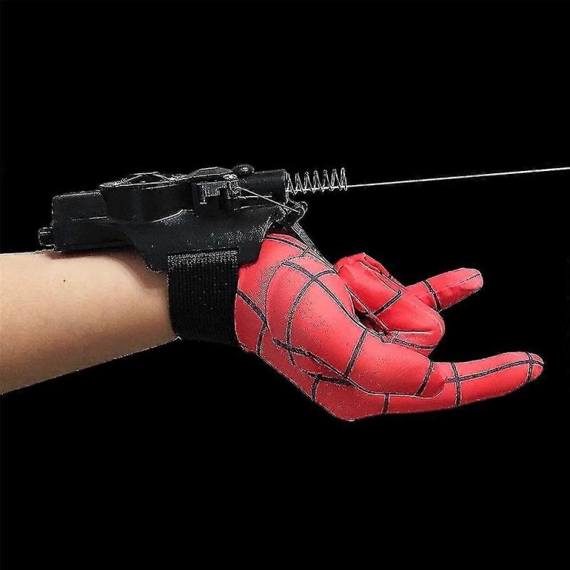 Wyrzutnie sieci dla dzieci, Wyrzutnia sieciowa, Zabawka, Fajne rzeczy, Zabawki do zabawy dla superbohatera Spidermana Cosplay, Prawdziwa wyrzutnia linowa, Ładowanie USB