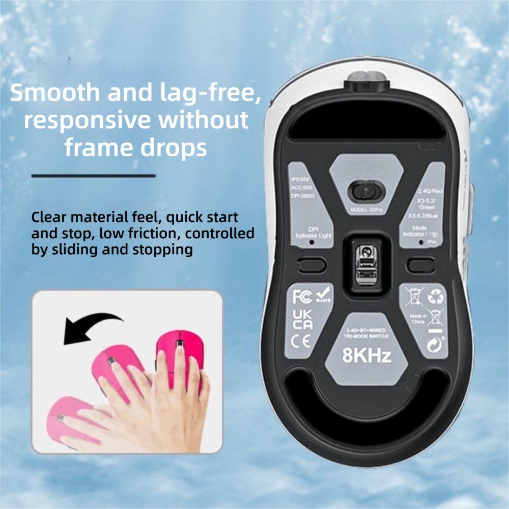 Wear-Resistant Mouse Foot Pads PTFE Mouse Feet Pad for ATTACK SHARK X3 PRO Gaming Mice