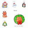 50PCS/set Cartoon Santa Lollipop Holder Penguin Penguin Card Insert  New Year