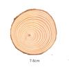 Round Wood Slices for DIY Projects and Decorations - Handmade with Growth Rings, Ideal for Painting and Photo Props
