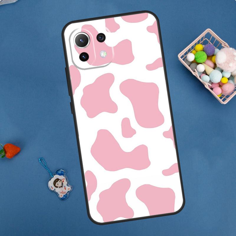 Cow Print Case For Xiaomi 11T 12T 13T 14T Pro 13 14 15 Ultra POCO X7 Pro X3 X5 X6 M6 F5 F6 Pro Cover