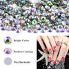 Diy Mobile Phone Jewelry Accessories Decorative Nail Art Creative Accessories Silver Plated Flat Bottom Resin