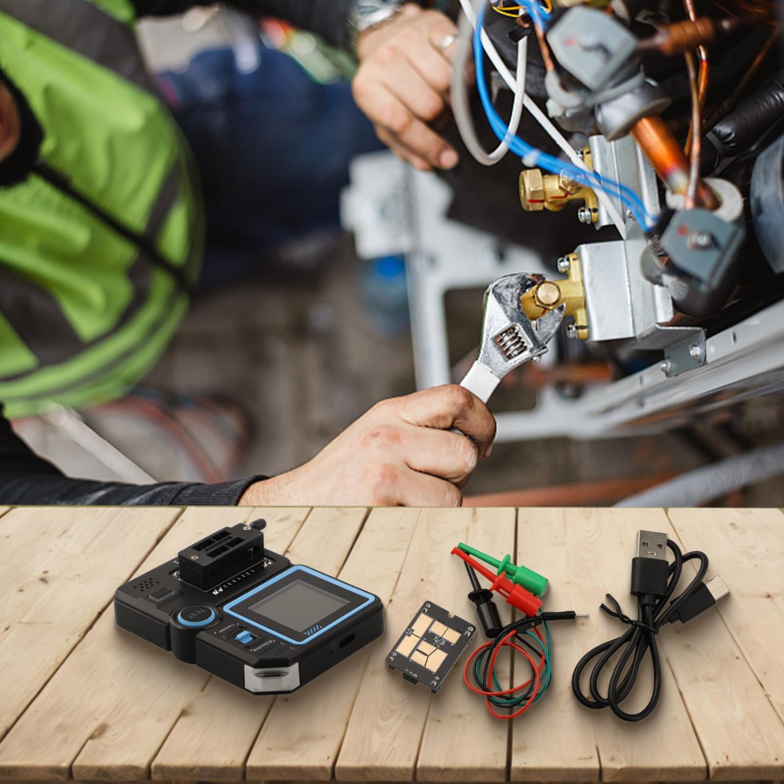 

LCR-P1 Тестер транзисторів Діод Тріод Вимірювач ємності Оміметр LCR ESR-метр