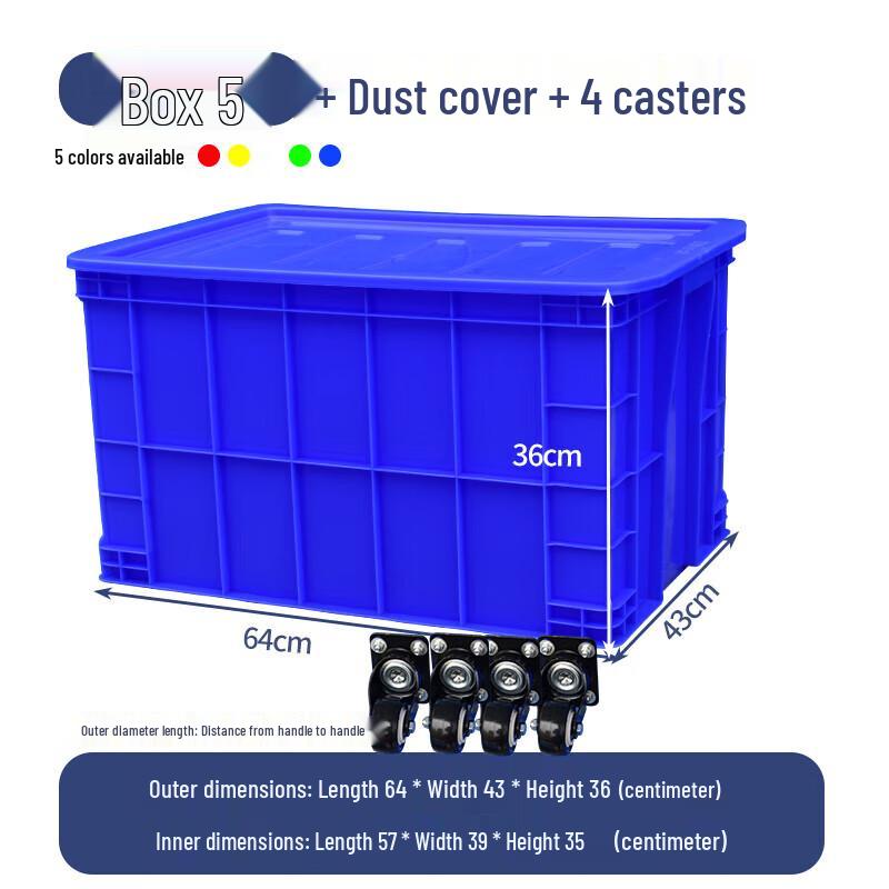 Yishuxiang Heavy-Duty Plastic Storage & Transport Box