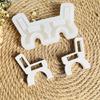 Benches Silicone Molds Plasters Molds Creative Chair Gypsum Molds Castings Molds Craft Supplies