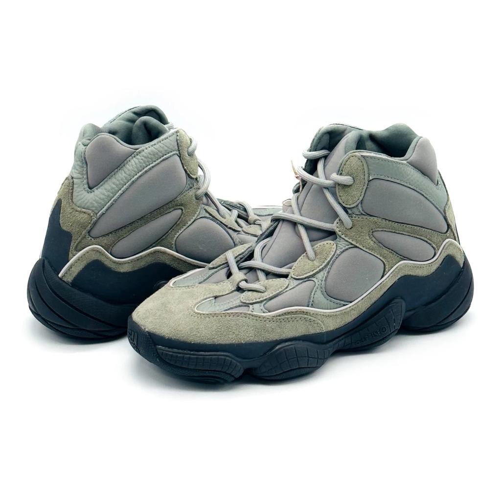 GY0393 Adidas Yeezy 500 High Mist Slate Grey Black Steel Blue Dark Grey Gray