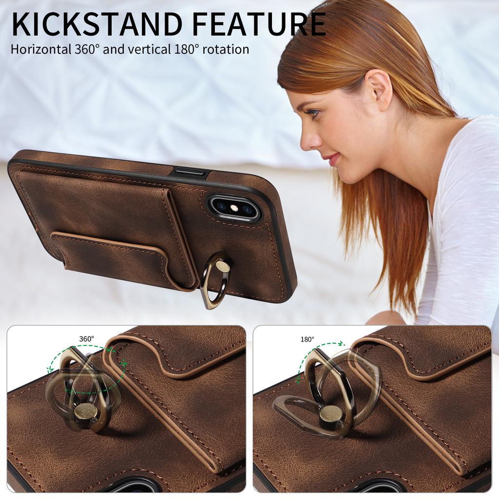 Uchwyt pierścieniowy na karty, gniazda, etui na telefon iPhone X, iPhone XS, iPhone XR, iPhone XS Max