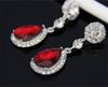 Women Charm  Bridal Water Drop Earrings Wedding  Stud Earings