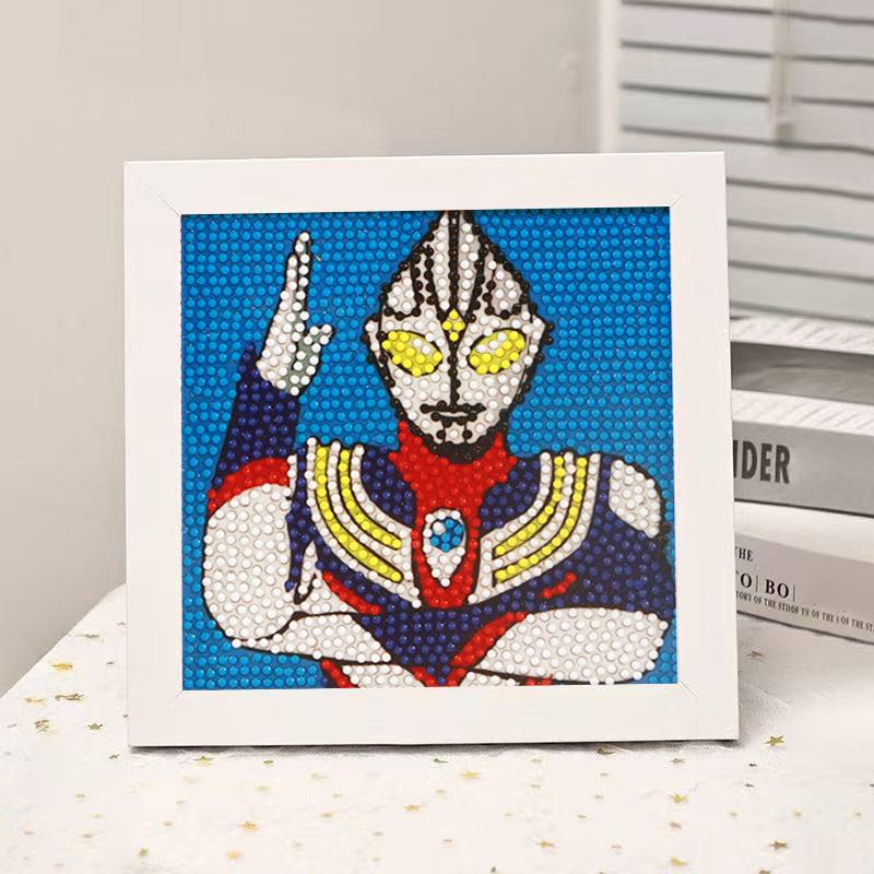 High-End Diamond Painting Diy Van Gogh Starry Sky Cat Creative Handmade Toy Table Decoration Diamond Painting With Frame