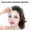 1 Set Eyebrow Stencil Sticker Disposable Brow Shaper Drawing Guide Tools DIY Women Beginner Eyebrow Shaping Template