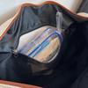 Canvas leather large capacity Boston bag women's travel bag