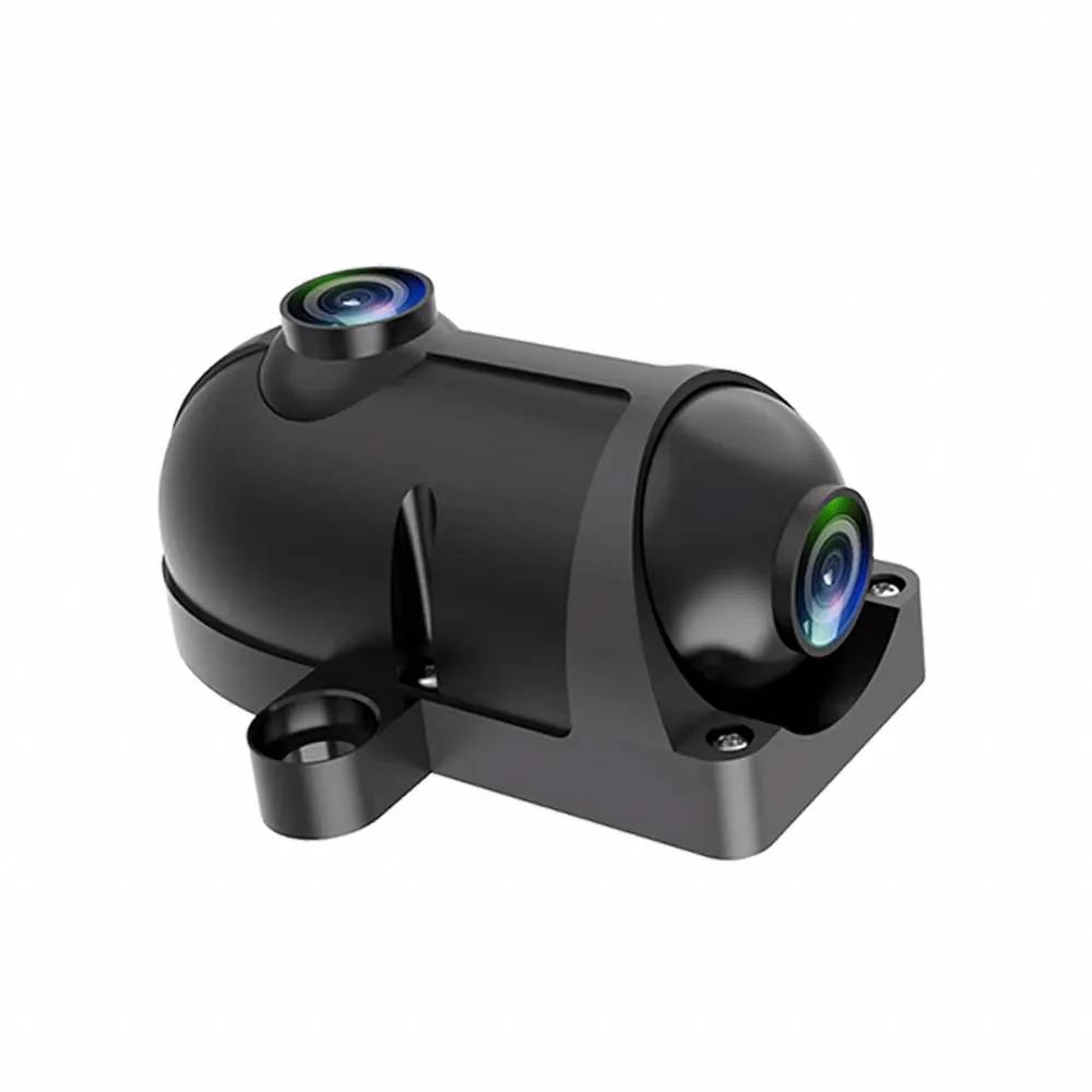 

1080P Двойной Объектив Автобус Грузовик Задняя Боковая Камера Регулируемый Угол Объектива Зеркало Заднего Вида Боковая Слепая Зона Мониторинг Работает С DVR