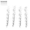Reflective Bird Repellent Rod Hanging Rotating Bird Repeller for Garden Yard OrchardSilver 12 Pcs