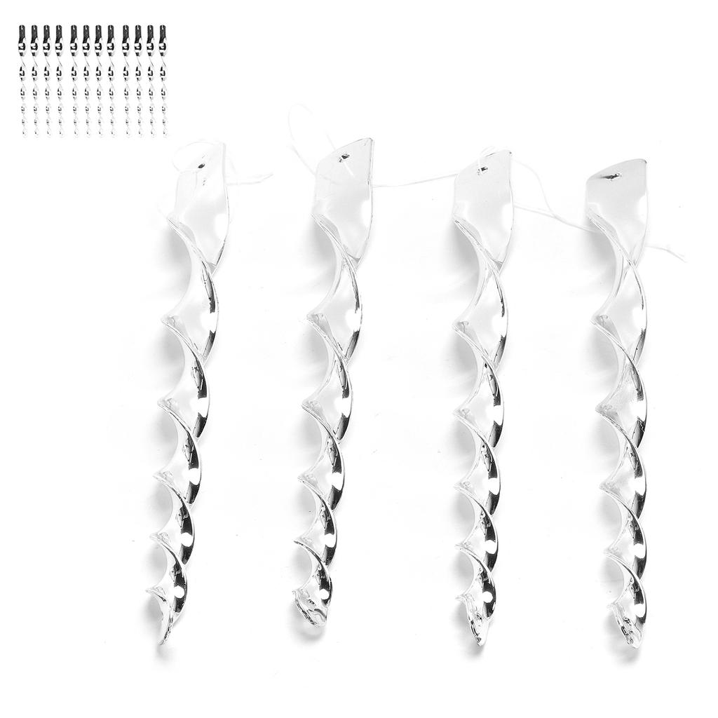 Reflective Bird Repellent Rod Hanging Rotating Bird Repeller for Garden Yard OrchardSilver 12 Pcs