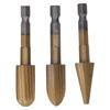 5Pcs Hex Shank Rotary File Set Double Cut 1/4 inch Shank Cutting Burrs High Speed Steel Metal Grinder Drill Bit