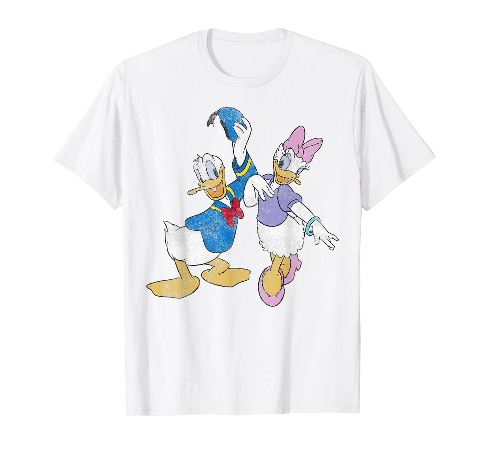 

Disney Mickey And Friends Donald And Daisy Antique Style T-Shirt_ XL