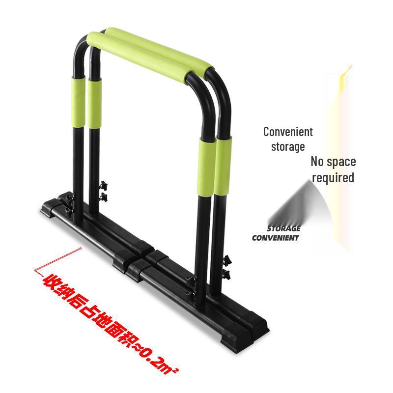 Indoor Pull-up Bar & Push-up Trainer: Split Single/Double Parallel Bars for Flexion & Extension Workouts