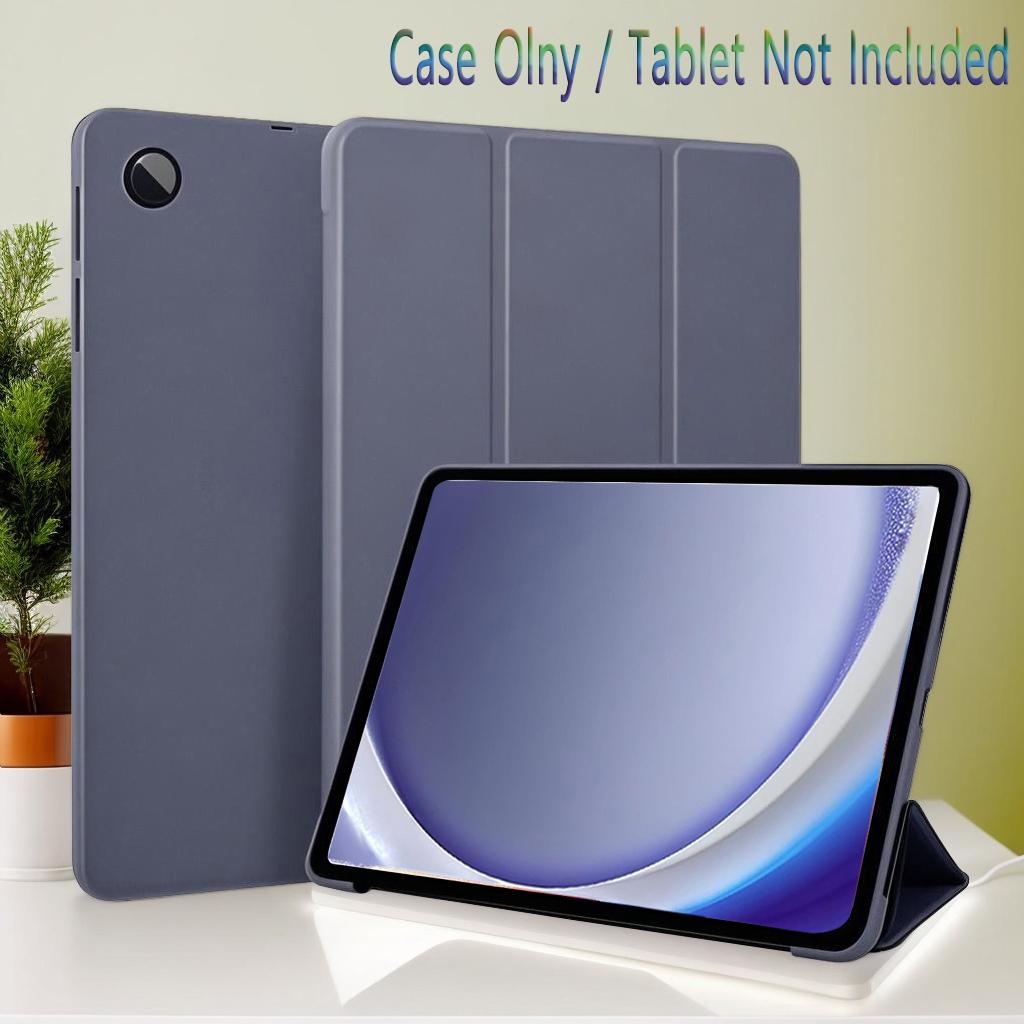 For Samsung Galaxy Tab A9 8.7 (SM-X110 SM-X115) / A9 Plus 11 (SM-X210 SM-X215) Soft Silicone Case Magnetic Flip Smart Cover