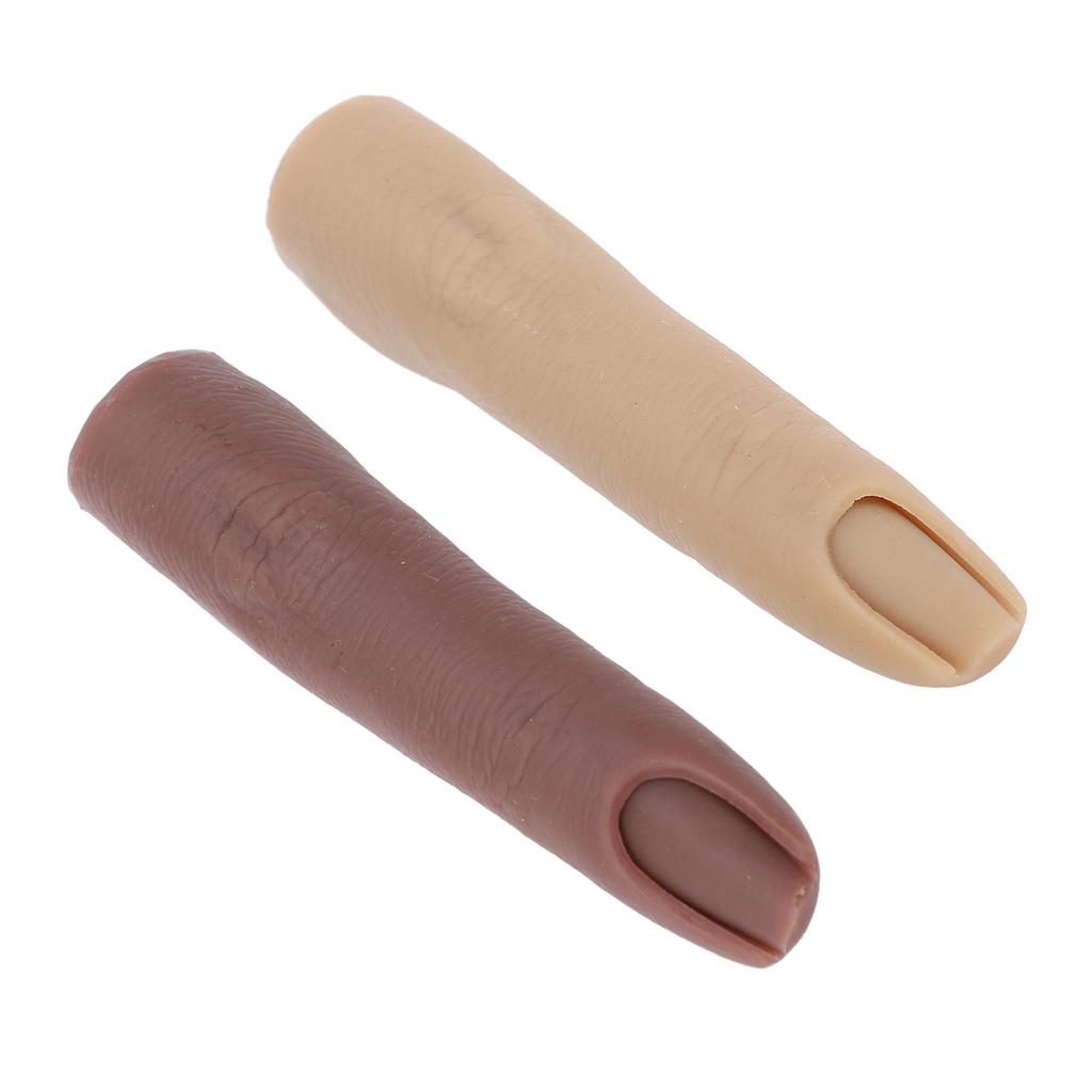 Silicone Practice Finger Soft Nail Training Model Bendable Flexible Mannequin with Joint