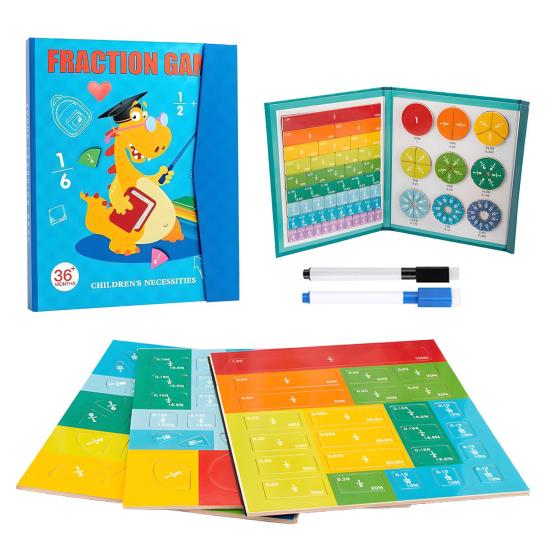 45659 Sets Magnetic Fraction Tiles Circles Percentage Decimal Fraction Learning