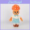 Peak Plush Mushroom Chef Figurine With Short Plush Material For Home Decor And Play