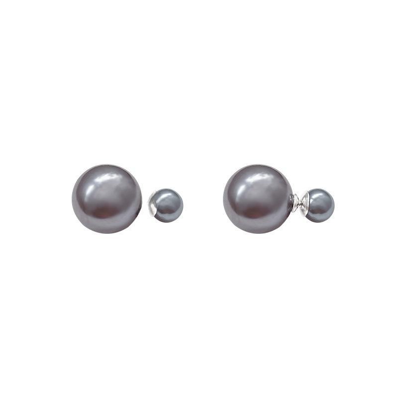 Trendy High-End 925 Silver Needle French Retro Pearl Earrings for Women
