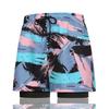 Mens Double-Layer Swim Trunks Quick-Dry Board Shorts Swimming Beach Pool Surfing Water Sports