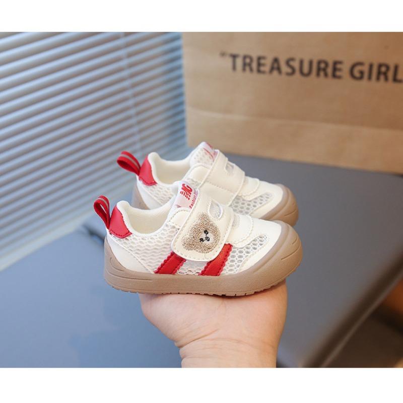 Infant toddler shoes cartoon baby sports shoes 1-3 years old toddler breathable net shoes male and female babies soft sole