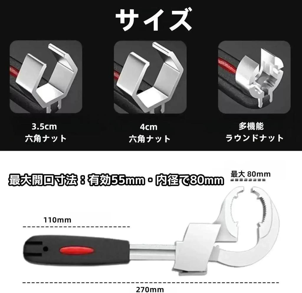 1 Pcs Stubby Adjustable Wrench With 45MM Wide Jaw Opening For Plumbing Automotive And Industry Tight Spaces Work (Aluminum)