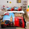 Union Jack, Big Ben, Buses. Bedding Sets Duvet Cover Sets Duvet Covers Pillowcases(1*Duvet Cover 2*Pillowcases Without Duvet Insert)