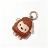 Lindo Llavero de Oveja de PU Dibujo Animado Anillo de Llave de Cordero Kawaii Colgante de Animal para Mochila Bolso Decoración Regalo