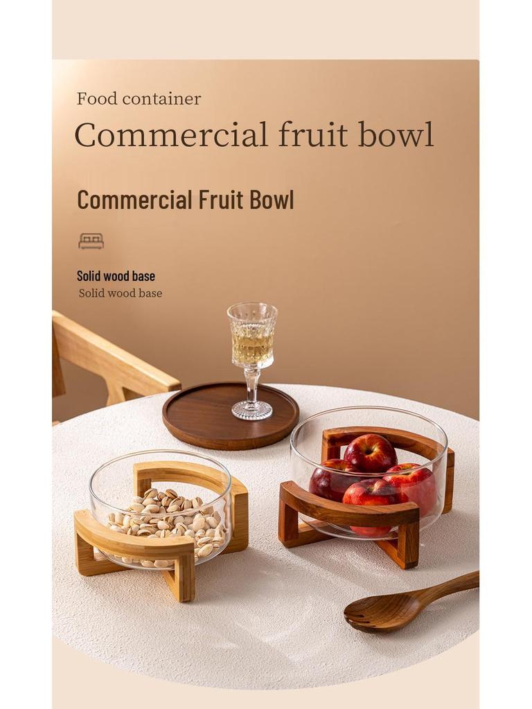 Japanese Glass Fruit & Salad Plate for Home